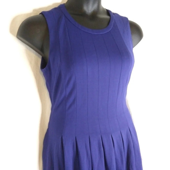 Blue Shape FX Dress - EUC  - Picture 2 of 10